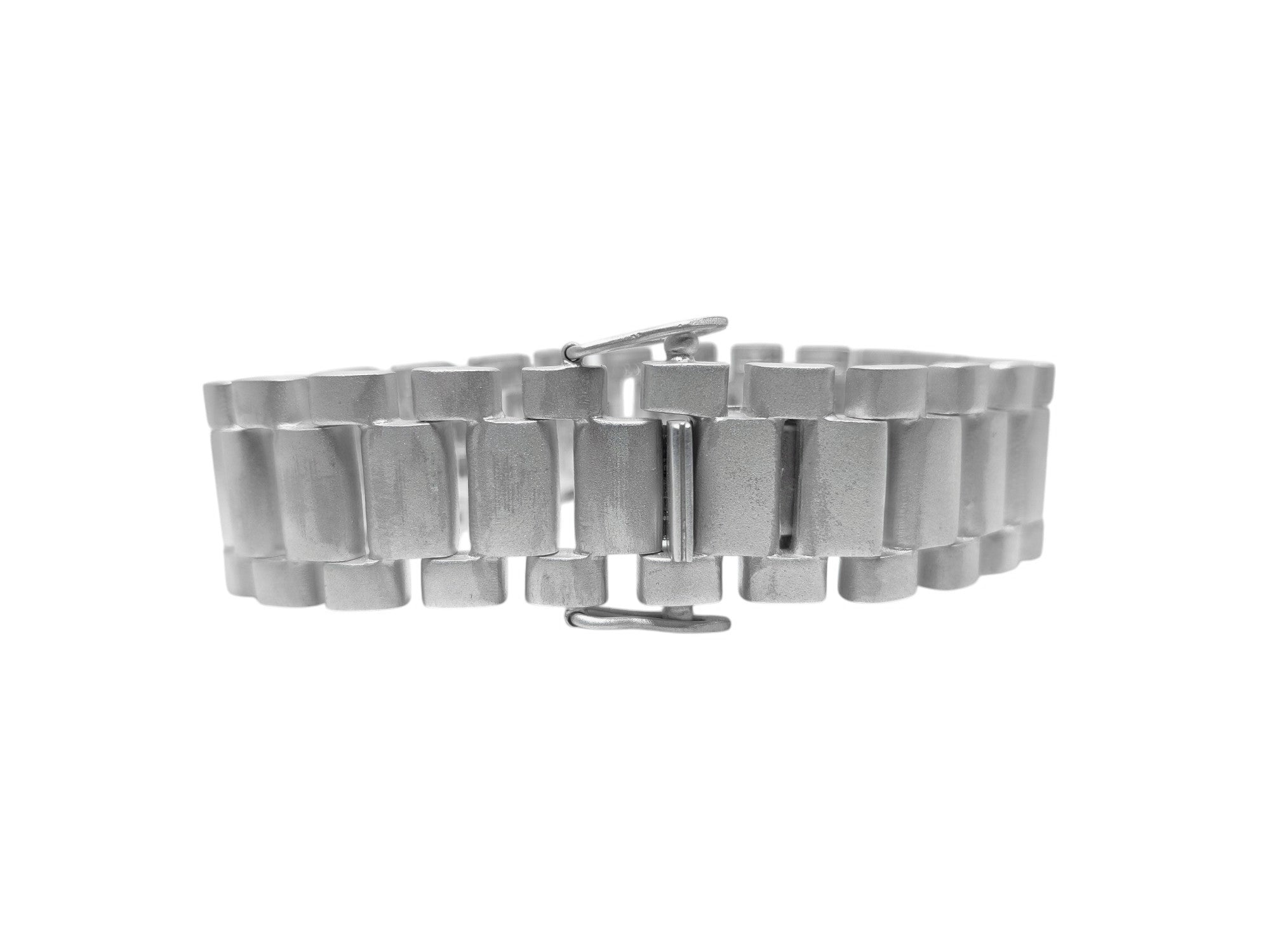 925 Silver Watch Mens Bracelet Sterling Silver Strap Bracelet For Men Sterling Silver Watch Bracelet For Him Fathers Day Gift