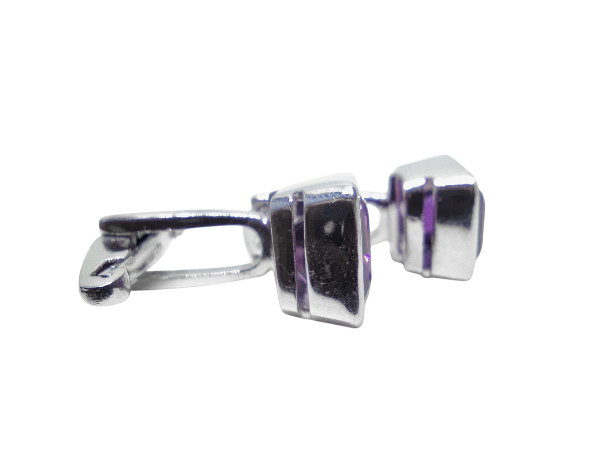 Large Amethyst Cufflinks Wedding Amethyst Groomsmen Cufflinks 925 Sterling Silver Amethyst Men Cufflinks Natural Amethyst Cufflinks