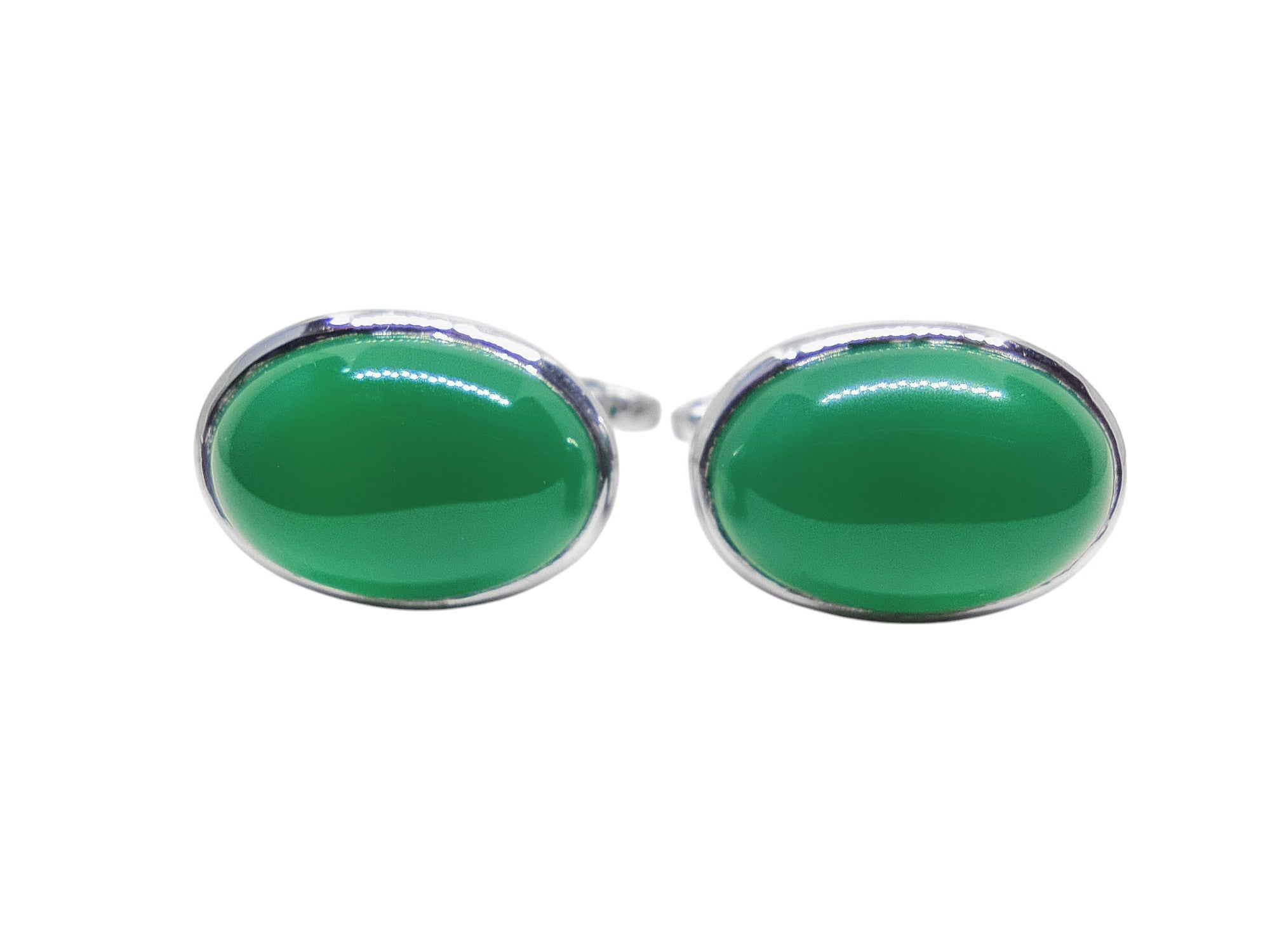 Big Green Onyx Cufflinks 925 Sterling Silver Green Onyx Cufflinks Mens Engagement Onyx Cufflinks For Men Green Stone Groomsmen Cufflinks