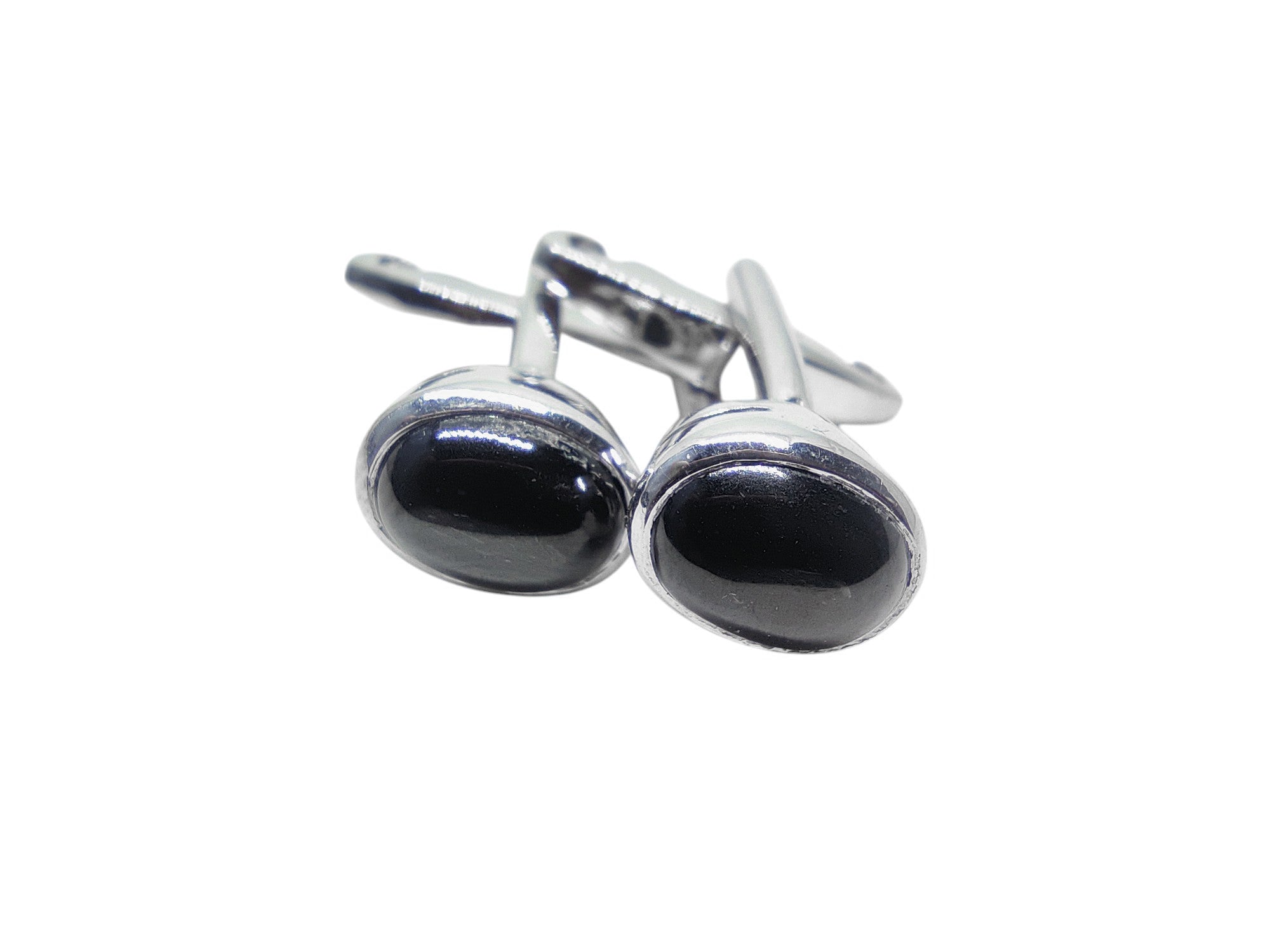 925 Silver Black Star Cufflinks Mens Black Stone Cufflinks Natural Black Star Cufflinks Black Groomsmen Cufflinks Mens Wedding Cufflinks