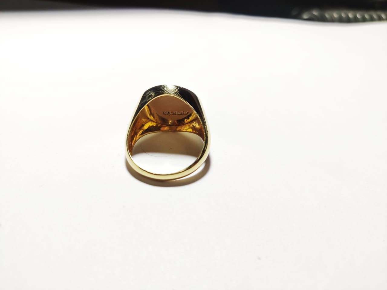 18K Gold Signet Ring 18 x18 mm Head Solid Gold Ring Signet Ring Gold 18k Signet Ring 18k Pinky Ring Men 18K Gold Signet Ring Men