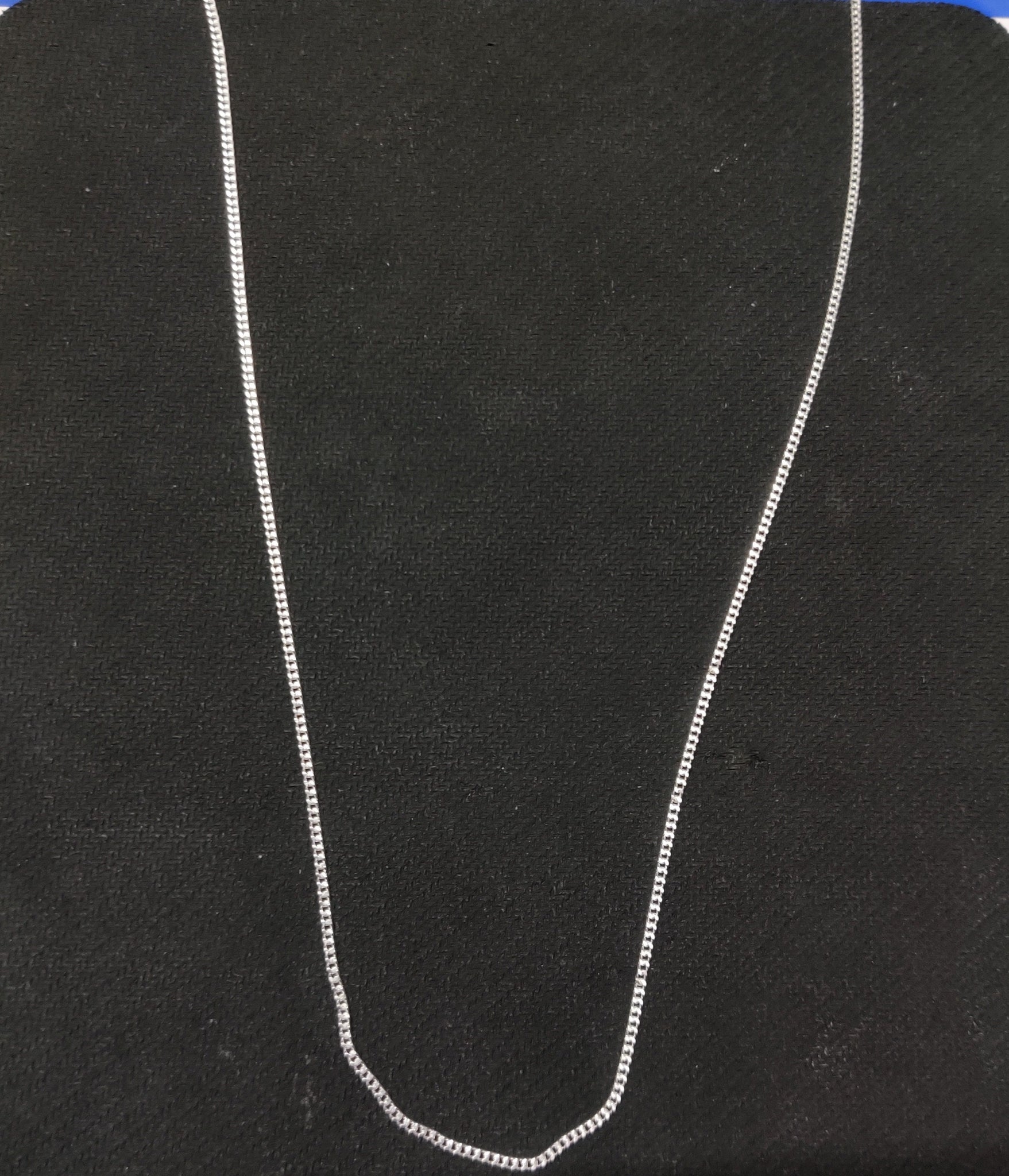 Silver Curb Chain Tiny Curb Chain 2 mm Curb Chain Tiny Silver Chain 925 Sterling Silver Cable Necklace 925 Silve Dainty Necklace Chain